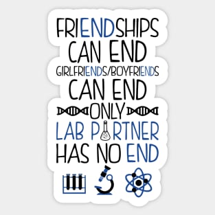 Lab Partner Chemistry Sticker